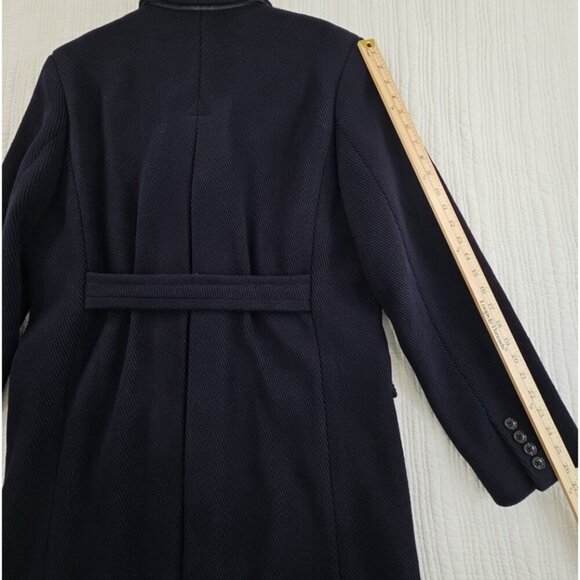 NEW J.Crew Men's $598 Ludlow Topcoat Heavyweight Wool Navy Size 40L NWT BS472 - Picture 16 of 16